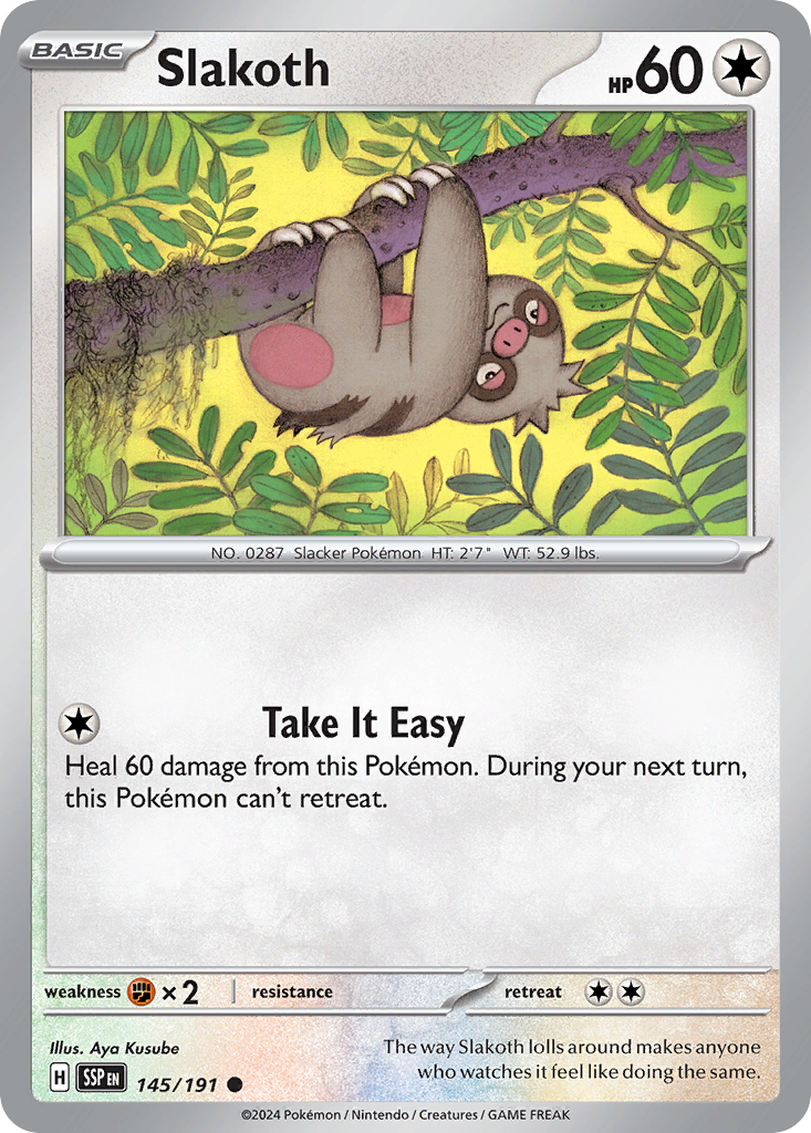 Slakoth - Surging Sparks #145