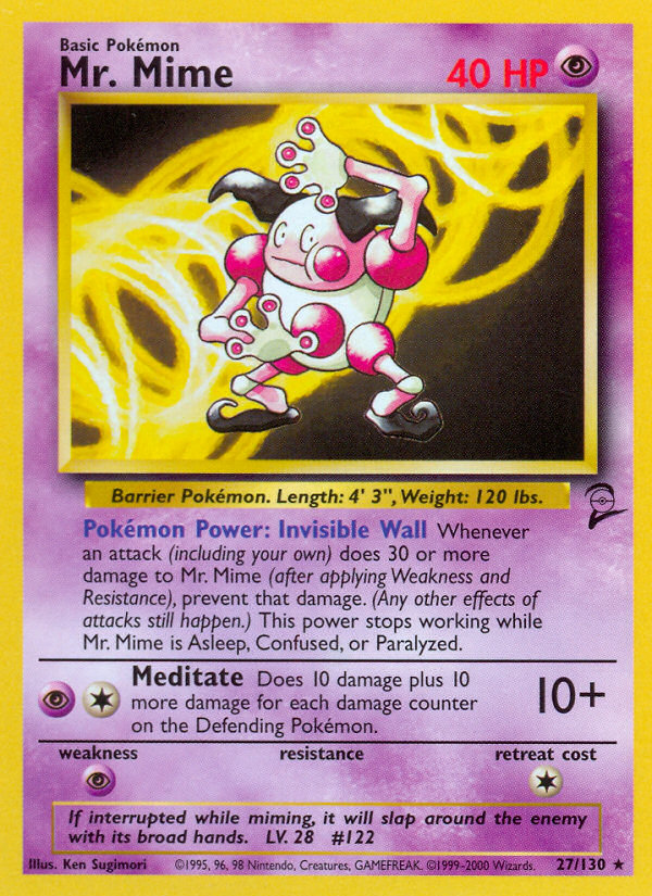 Mr. Mime - Base Set 2 #27