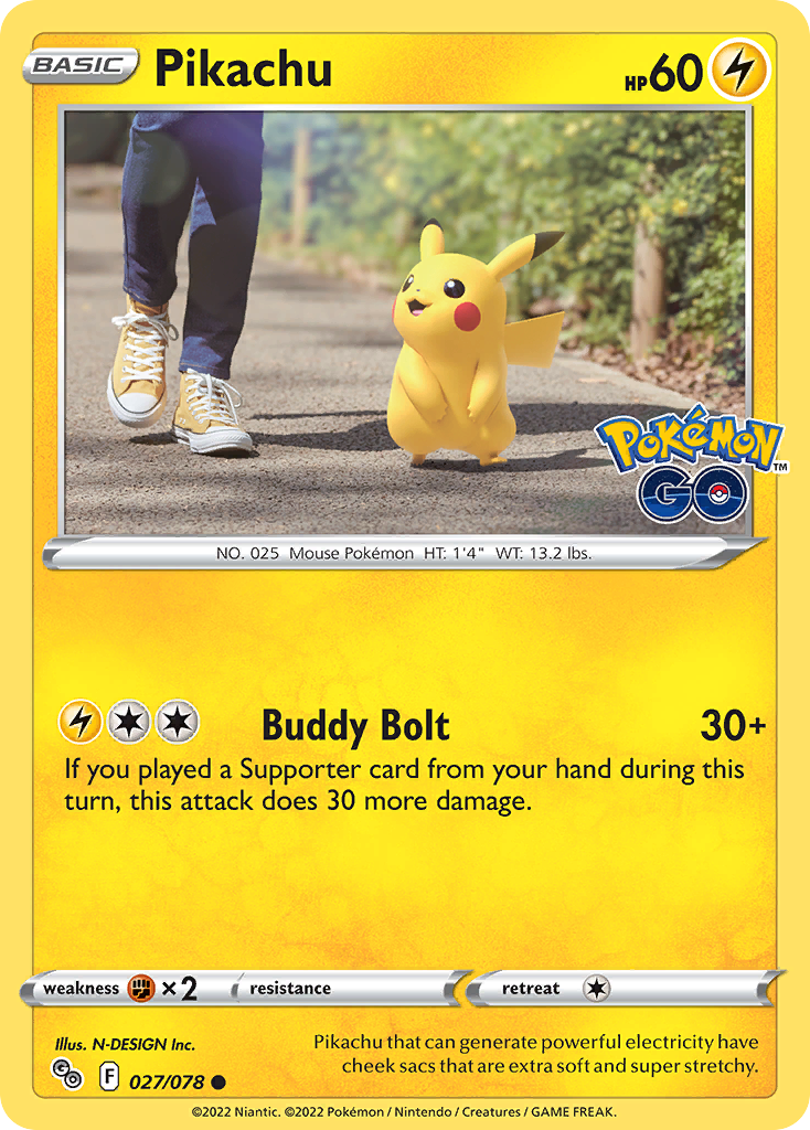 Pikachu - Pokémon GO #27
