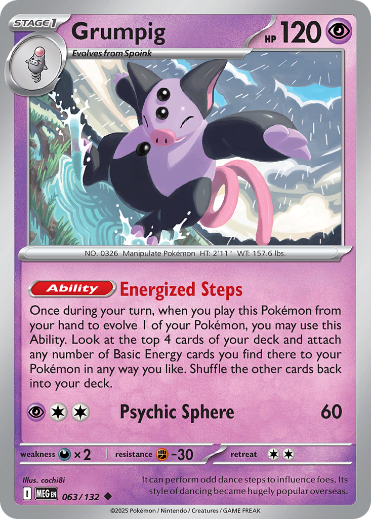 Grumpig - Mega Evolution #63