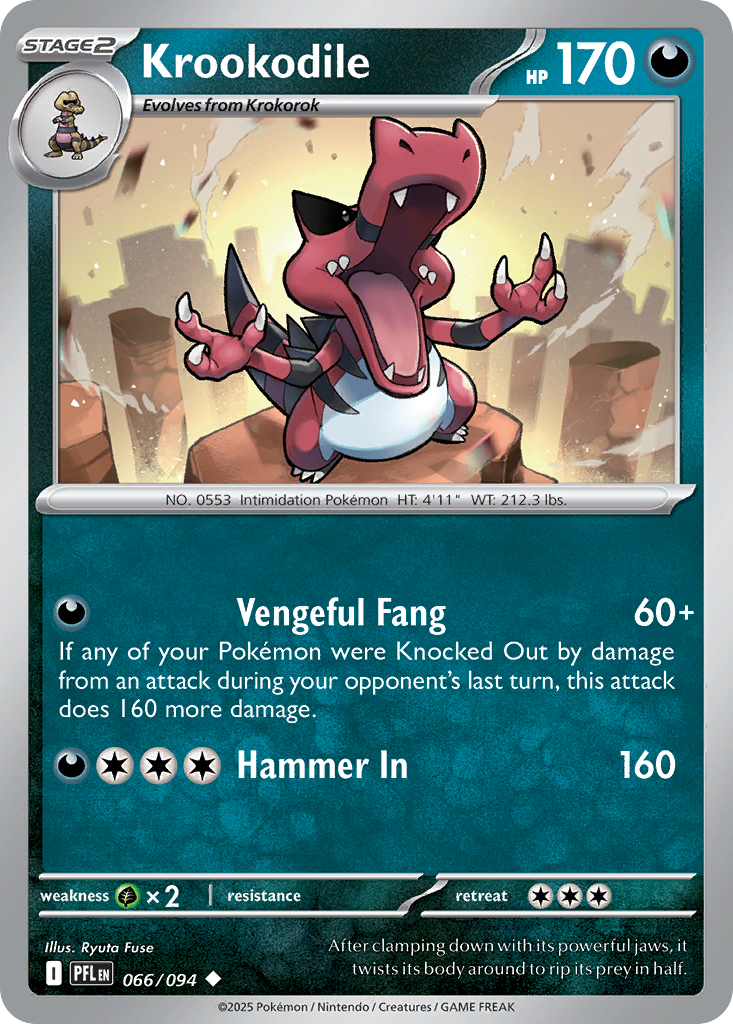 Krookodile - Phantasmal Flames #66