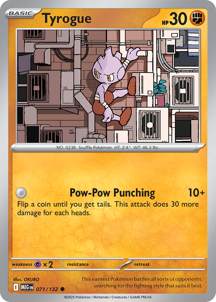 Tyrogue - Mega Evolution #71