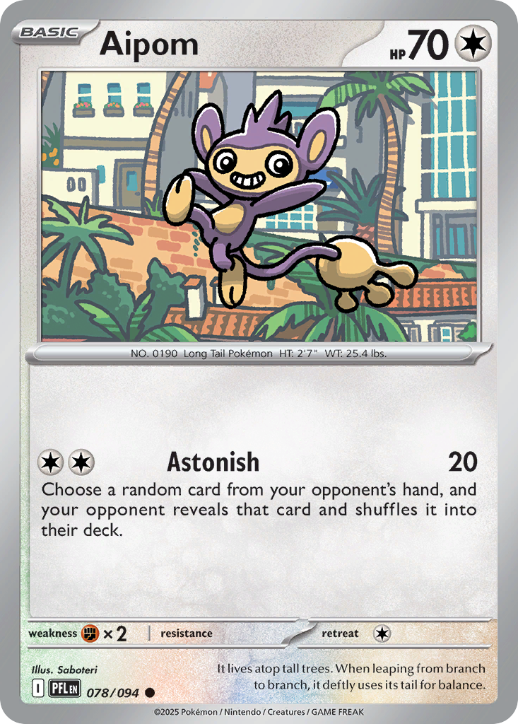 Aipom - Phantasmal Flames #78