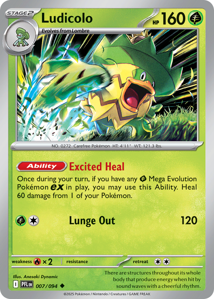 Ludicolo - Phantasmal Flames #7