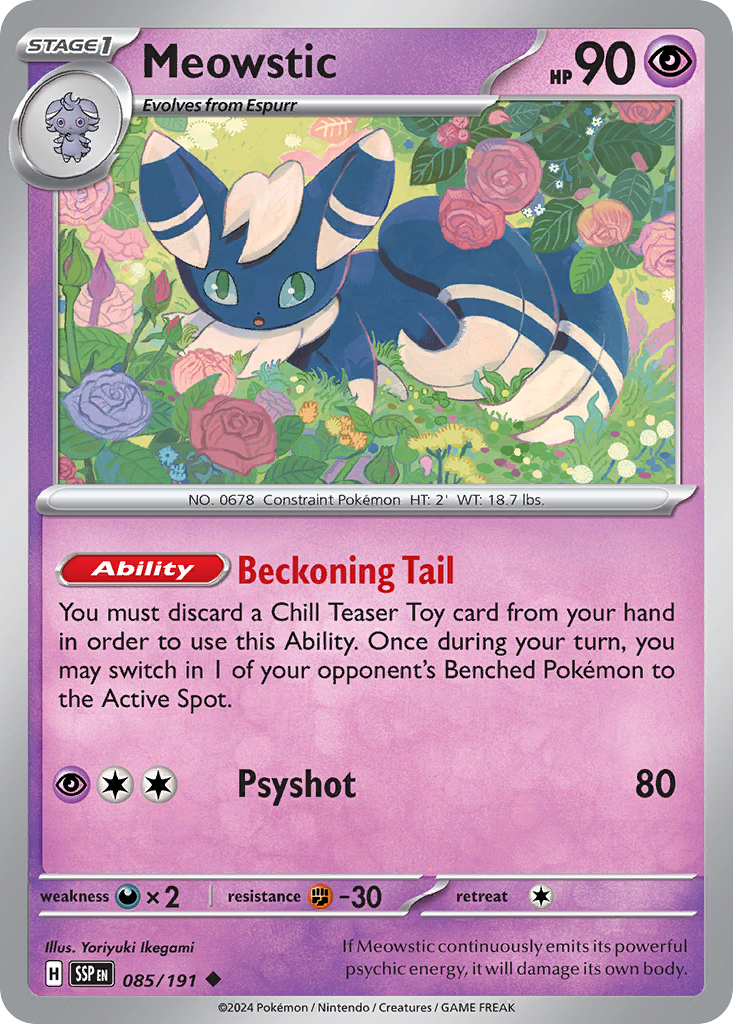 Meowstic - Surging Sparks #85