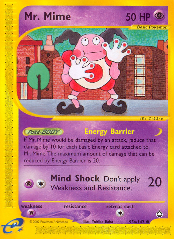 Mr. Mime - Aquapolis #95