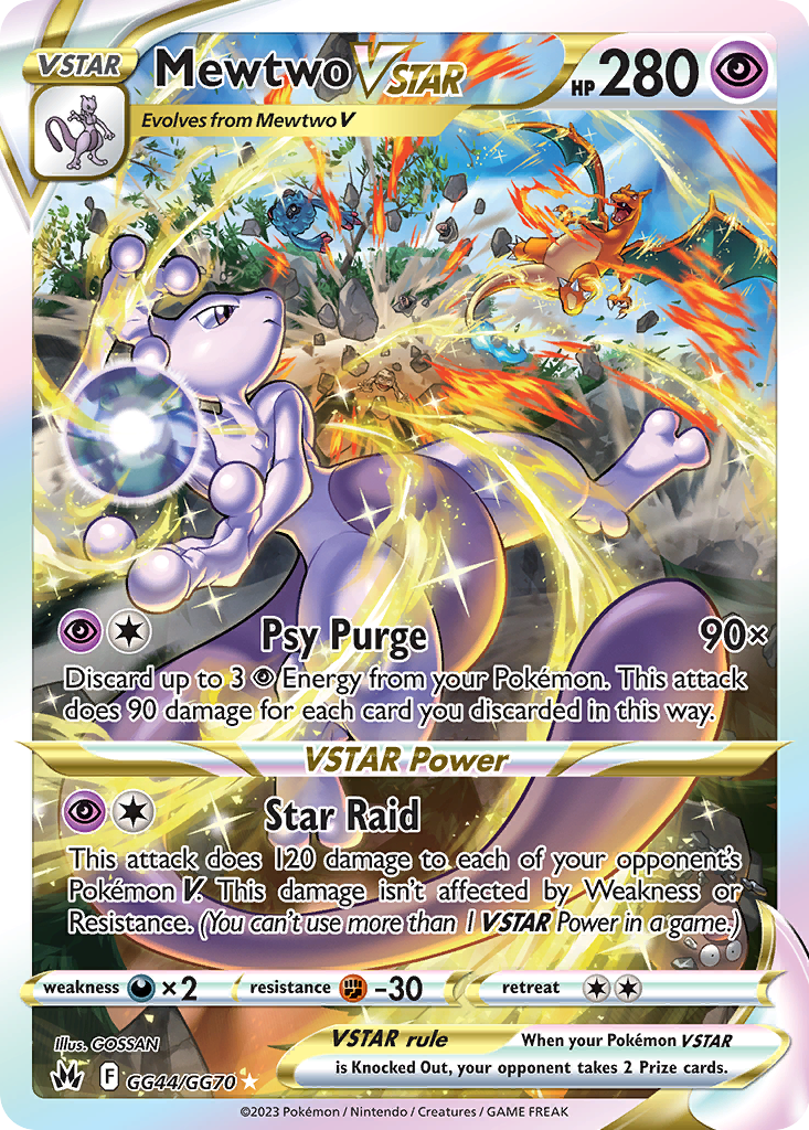 Mewtwo VSTAR - Crown Zenith Galarian Gallery #GG44