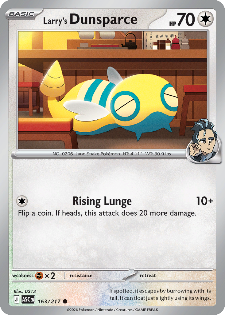 Larry's Dunsparce - Ascended Heroes #163