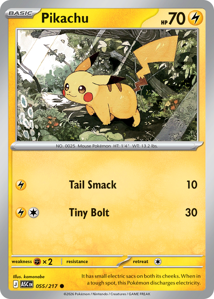 Pikachu - Ascended Heroes #55