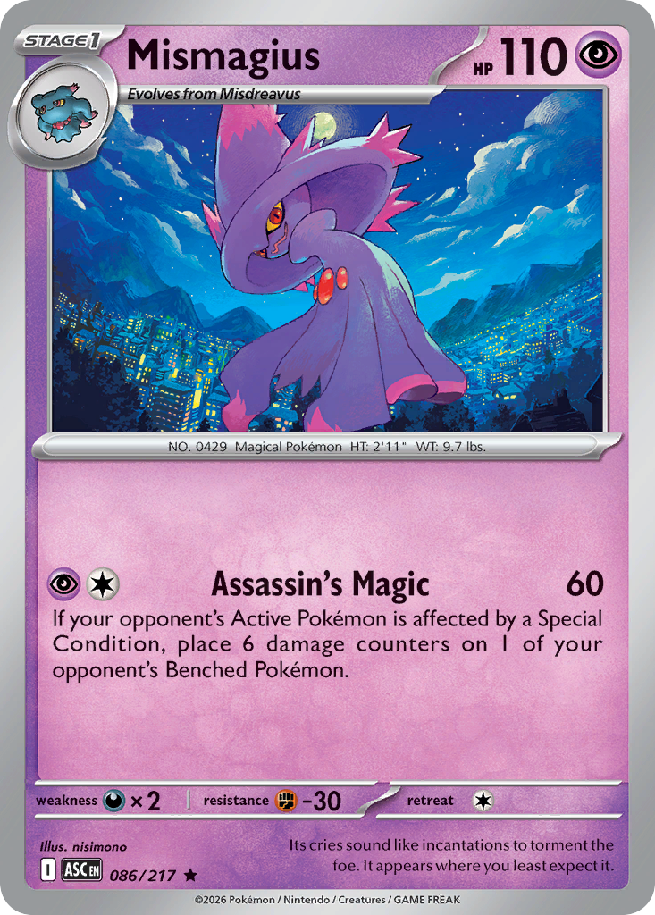 Mismagius - Ascended Heroes #86