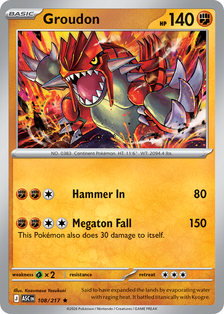 Groudon - Ascended Heroes #108