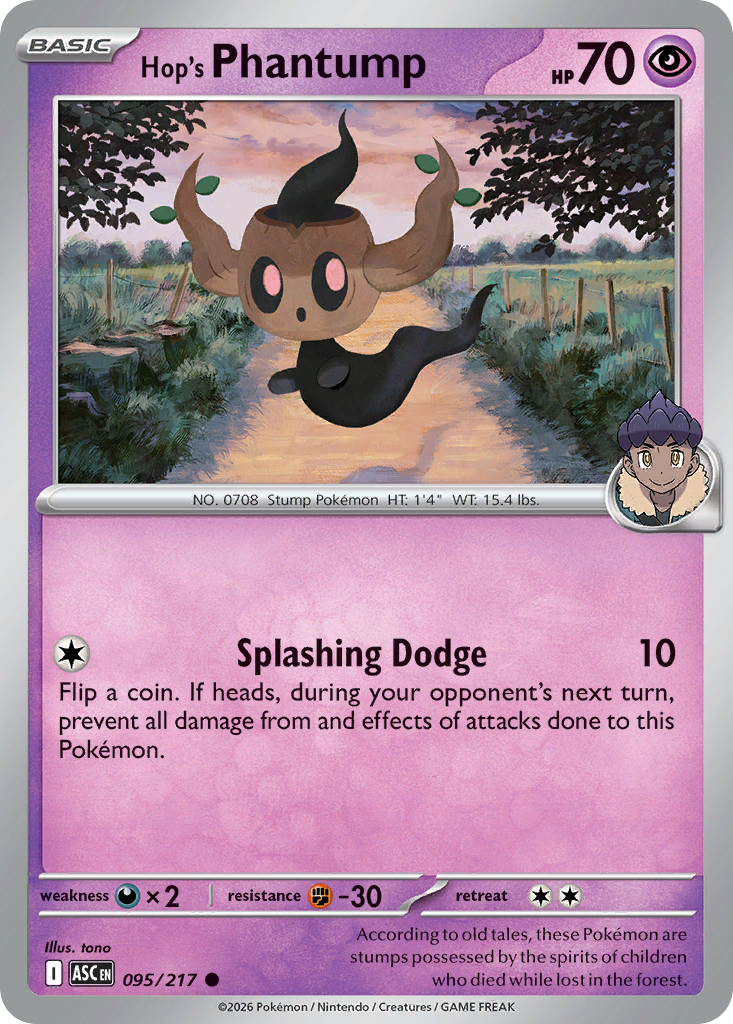 Hop's Phantump - Ascended Heroes #95
