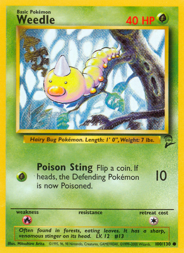 Weedle - Base Set 2 #100