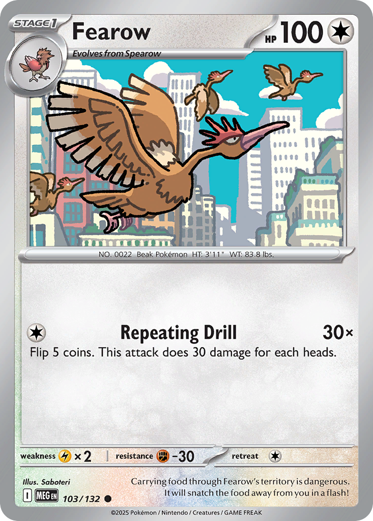 Fearow - Mega Evolution #103
