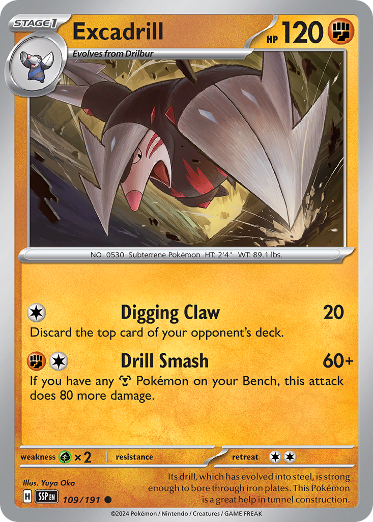 Excadrill - Surging Sparks #109