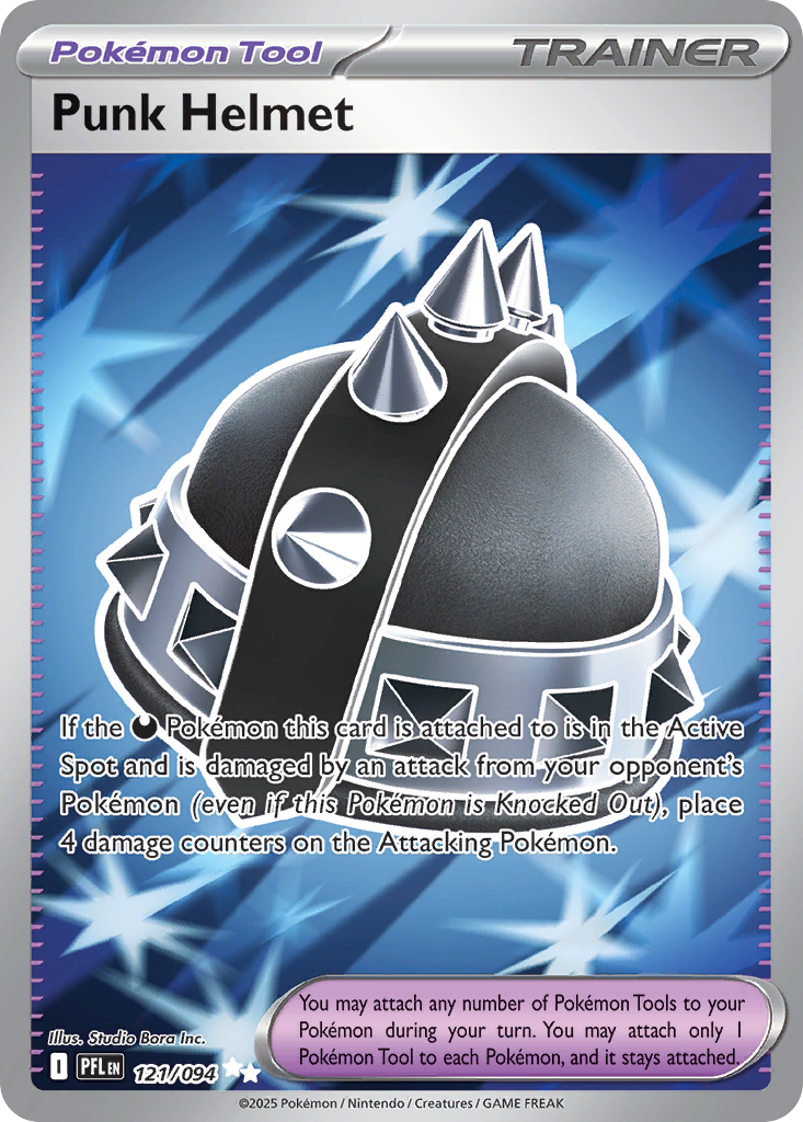 Punk Helmet - Phantasmal Flames #121