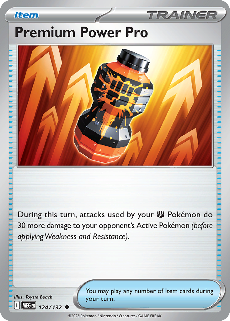 Premium Power Pro - Mega Evolution #124