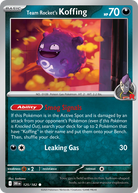 Team Rocket's Koffing - Destined Rivals #125