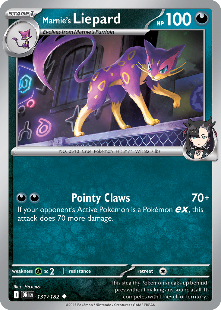 Marnie's Liepard - Destined Rivals #131