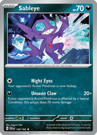 Sableye - Paldea Evolved #136