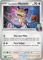 Team Rocket's Meowth - Destined Rivals #149