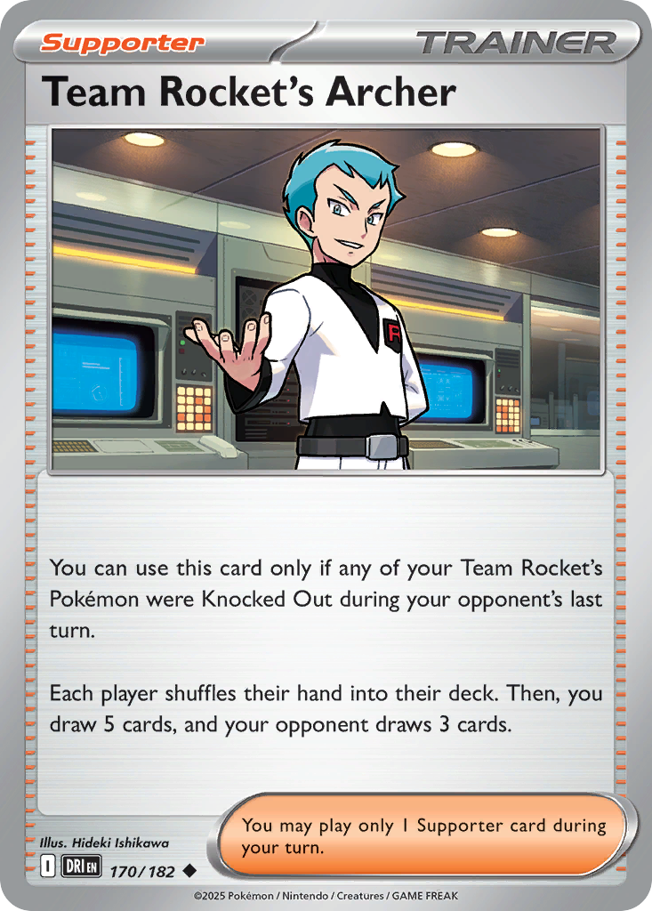 Team Rocket's Archer - Destined Rivals #170