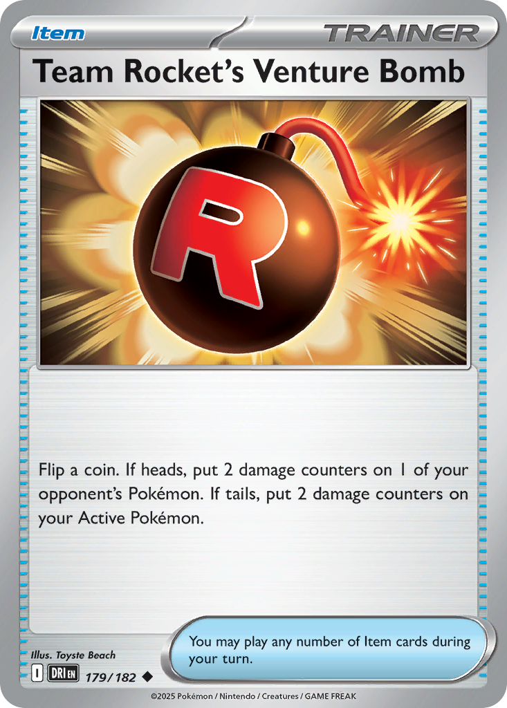 Team Rocket's Venture Bomb - Destined Rivals #179