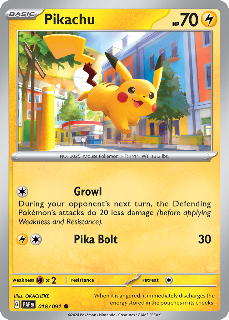 Pikachu - Paldean Fates #18
