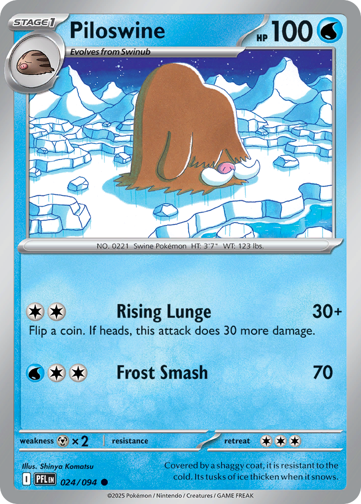 Piloswine - Phantasmal Flames #24