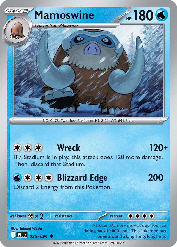 Mamoswine - Phantasmal Flames #25