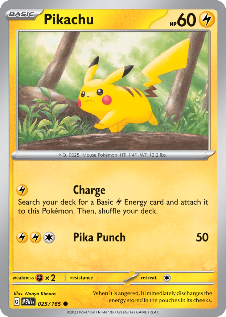 Pikachu - 151 #25