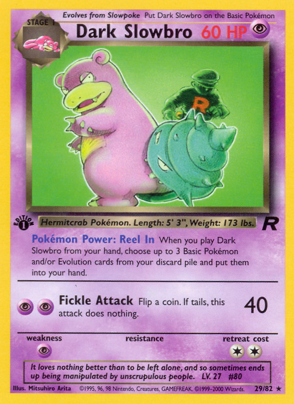 Dark Slowbro - Team Rocket #29