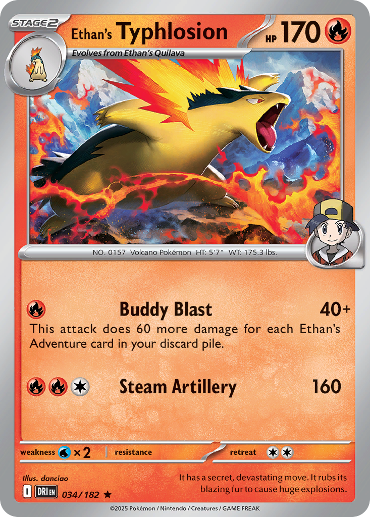 Ethan's Typhlosion - Destined Rivals #34