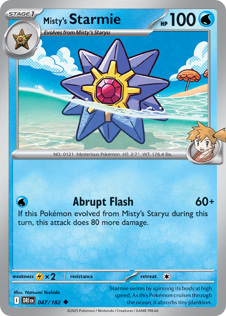Misty's Starmie - Destined Rivals #47