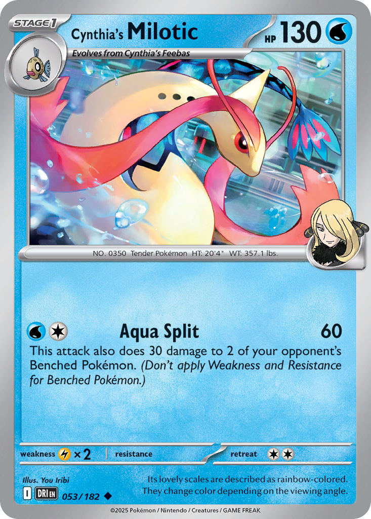 Cynthia's Milotic - Destined Rivals #53