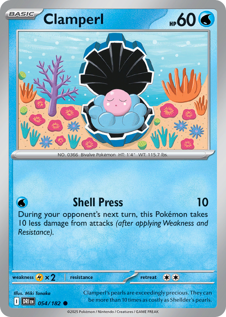 Clamperl - Destined Rivals #54