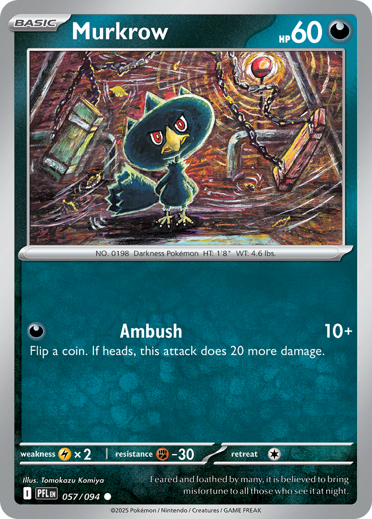 Murkrow - Phantasmal Flames #57