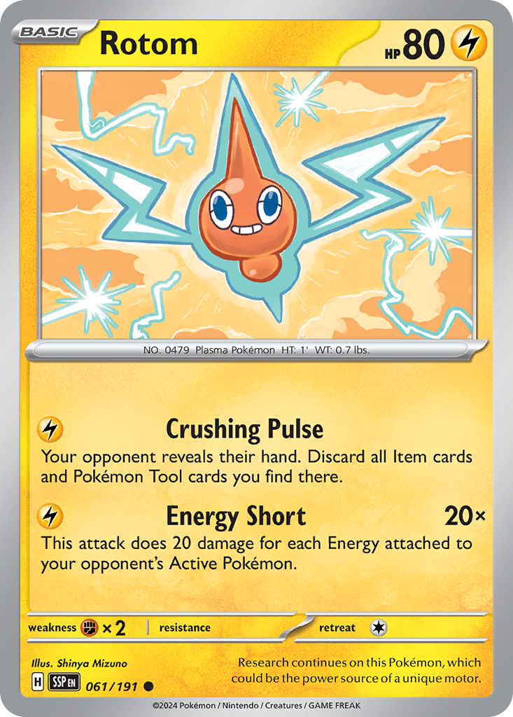 Rotom - Surging Sparks #61