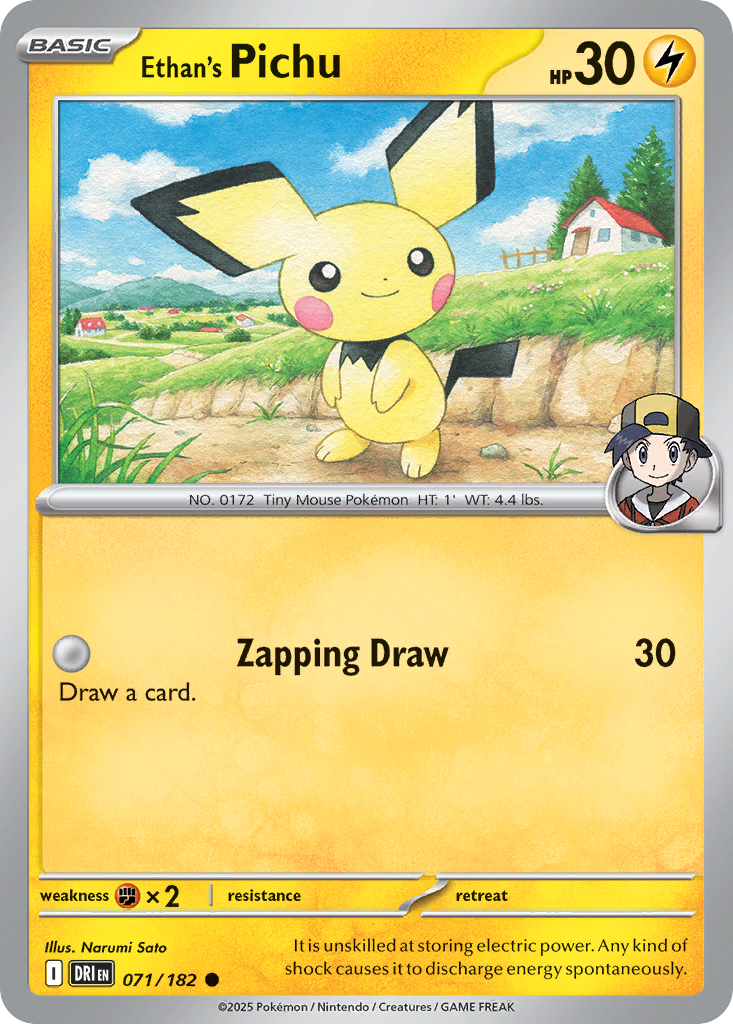 Ethan's Pichu - Destined Rivals #71
