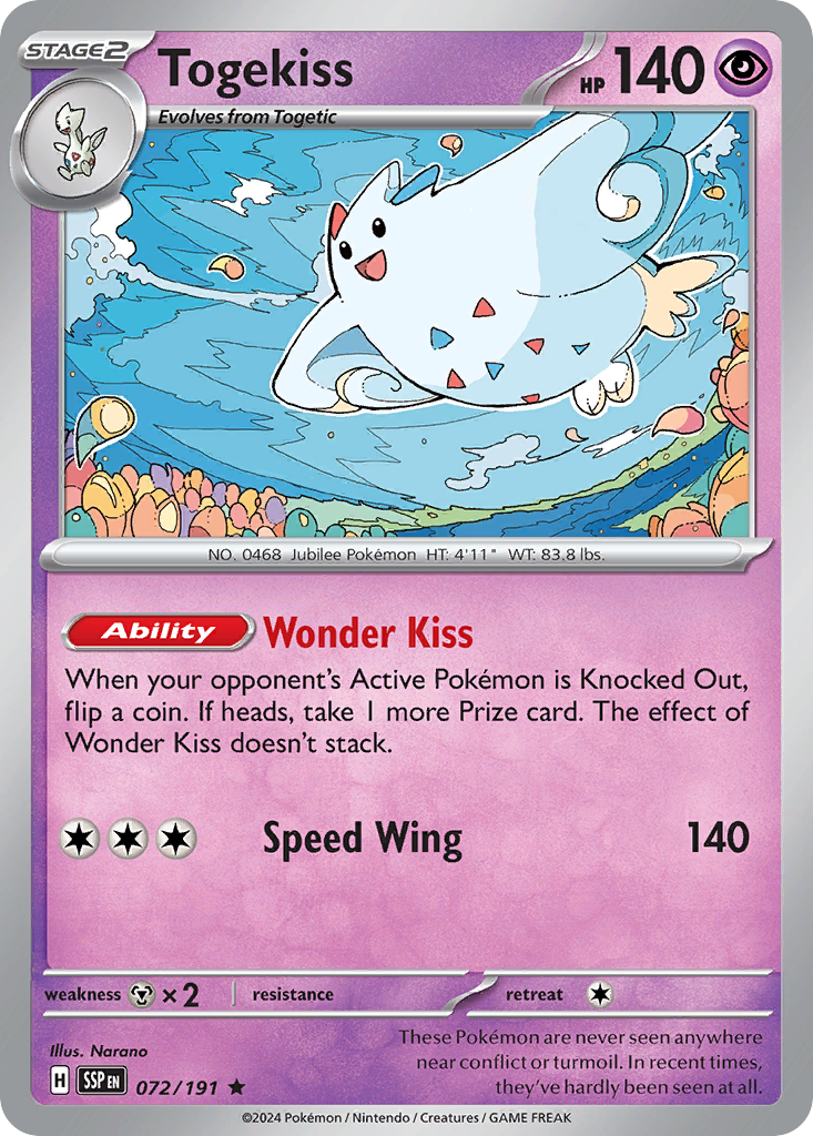 Togekiss - Surging Sparks #72