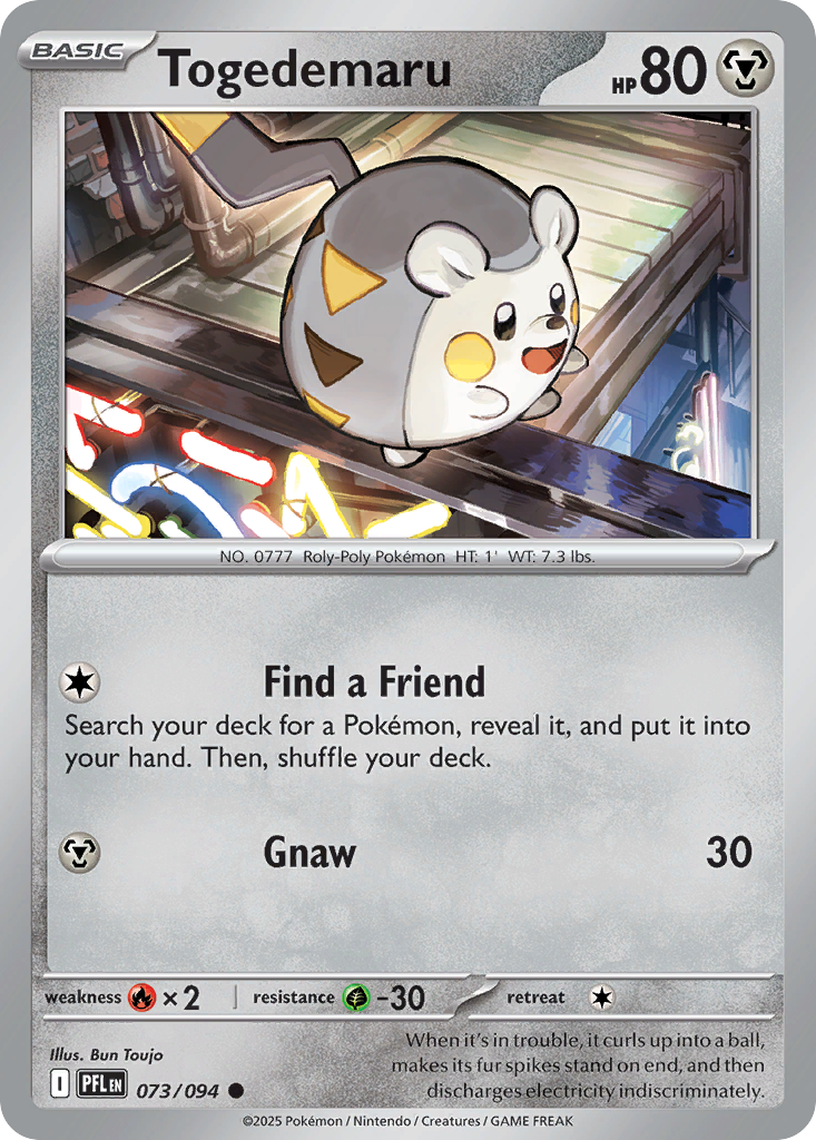 Togedemaru - Phantasmal Flames #73