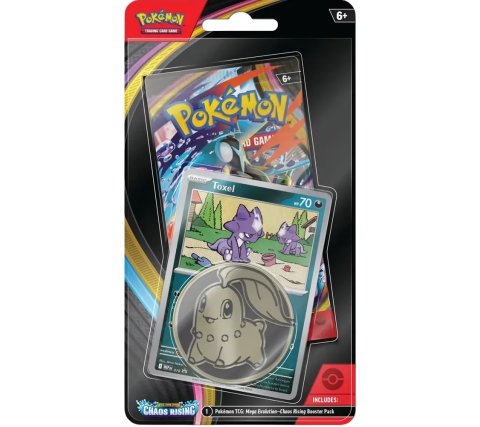 Mega Evolution - Chaos Rising Premium Checklane Blister: Toxel