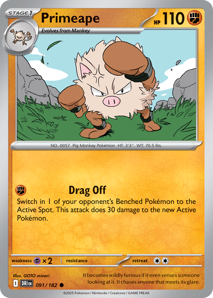 Primeape - Destined Rivals #91