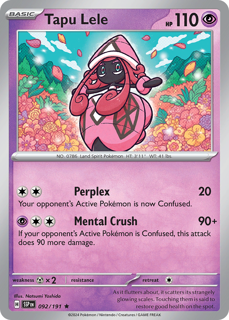 Tapu Lele - Surging Sparks #92