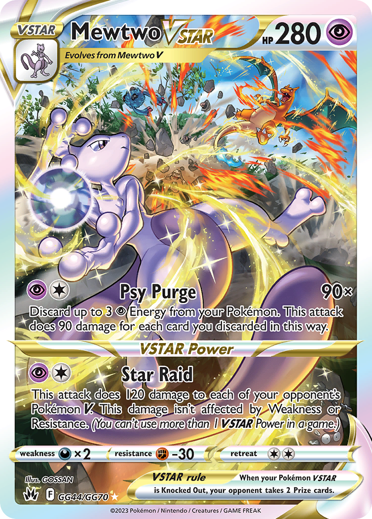 Mewtwo VSTAR - Crown Zenith Galarian Gallery #GG44