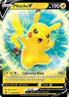 Pikachu V - SWSH Black Star Promos #SWSH198