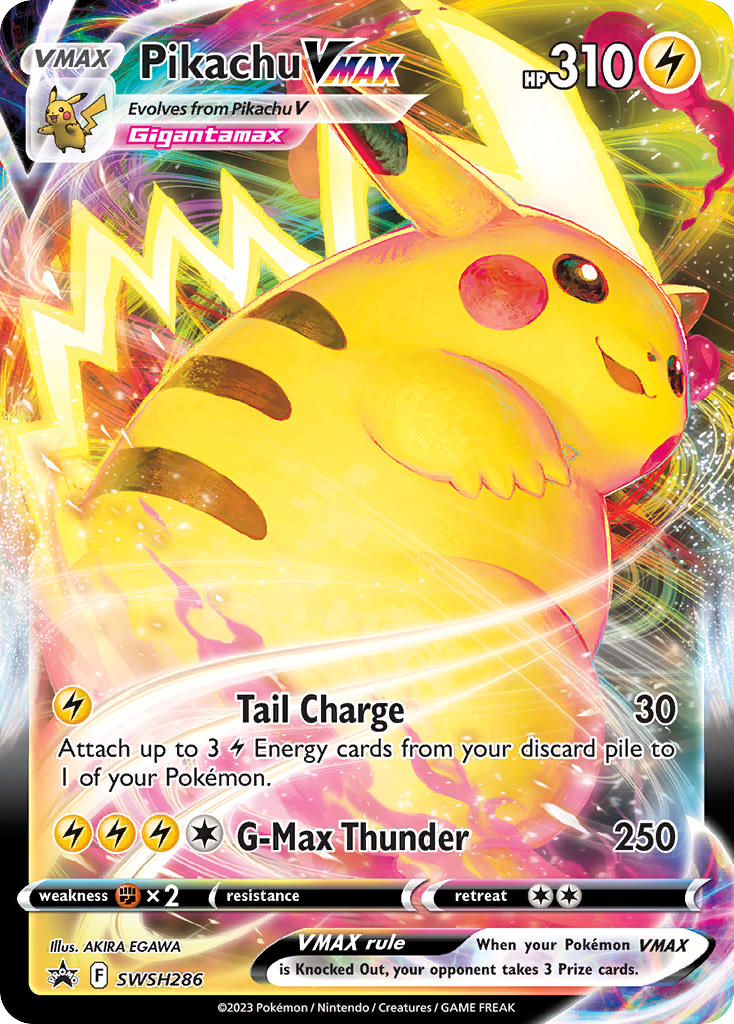 Pikachu VMAX - SWSH Black Star Promos #SWSH286