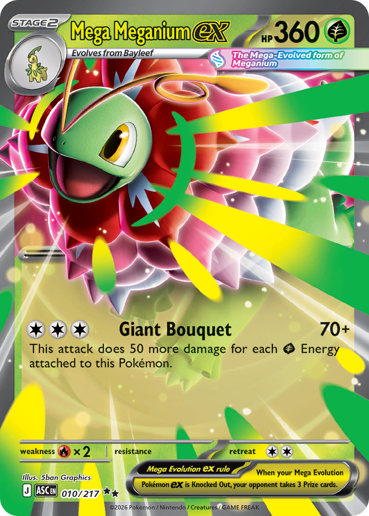 Mega Meganium ex - Ascended Heroes #10