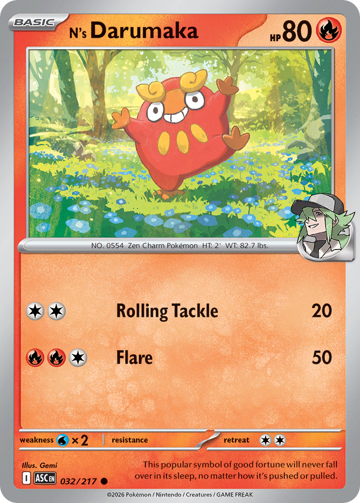 N's Darumaka - Ascended Heroes #32