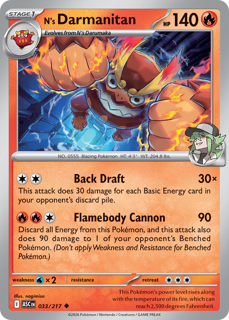 N's Darmanitan - Ascended Heroes #33